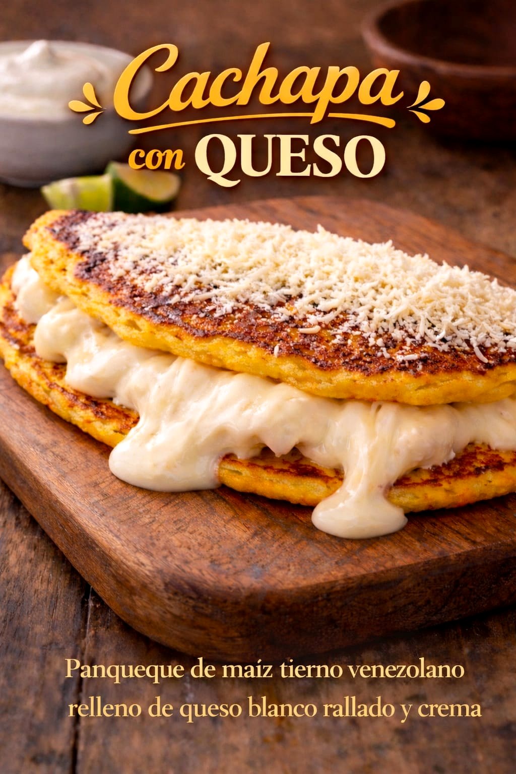 Cachapa with cheese